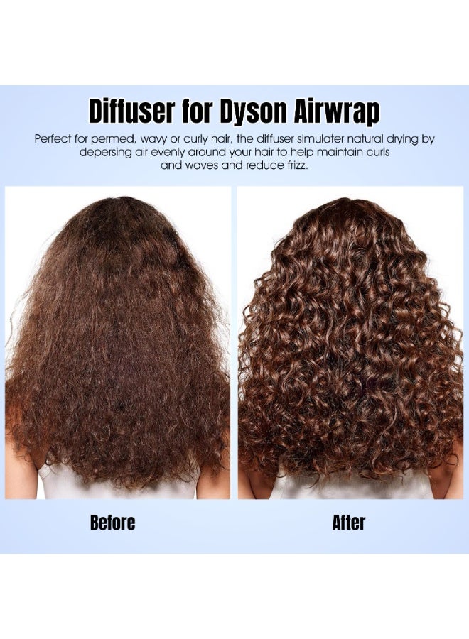 KISSUN Diffuser Attachment for Dyson Airwrap Styler HS01 HS05, Converting Your Air Wrap Styler to A Hair Dryer - Image 4